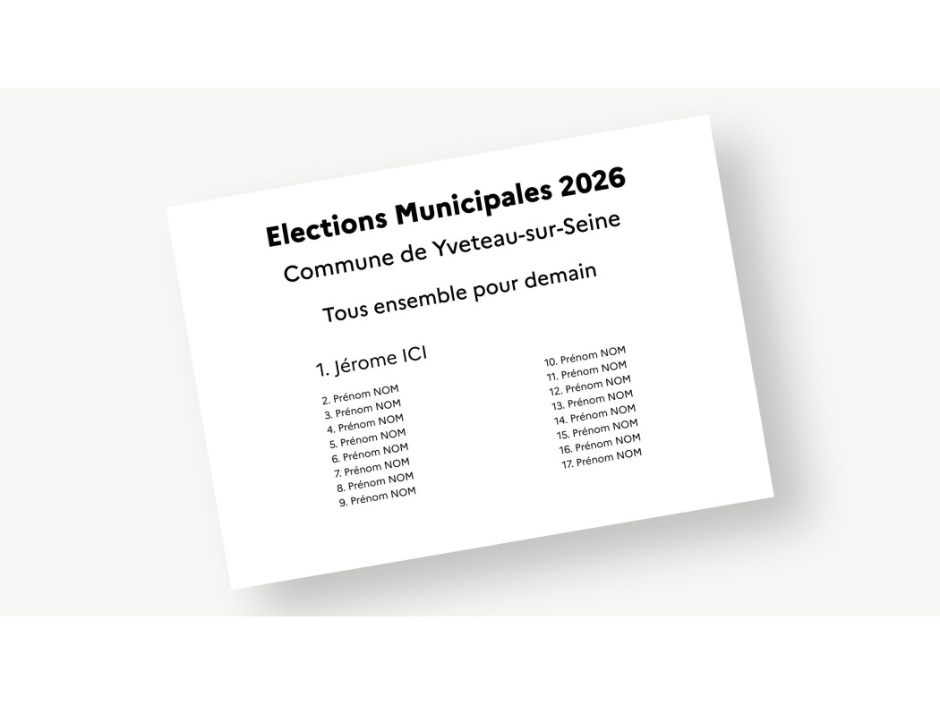 Bulletins de vote  format A4